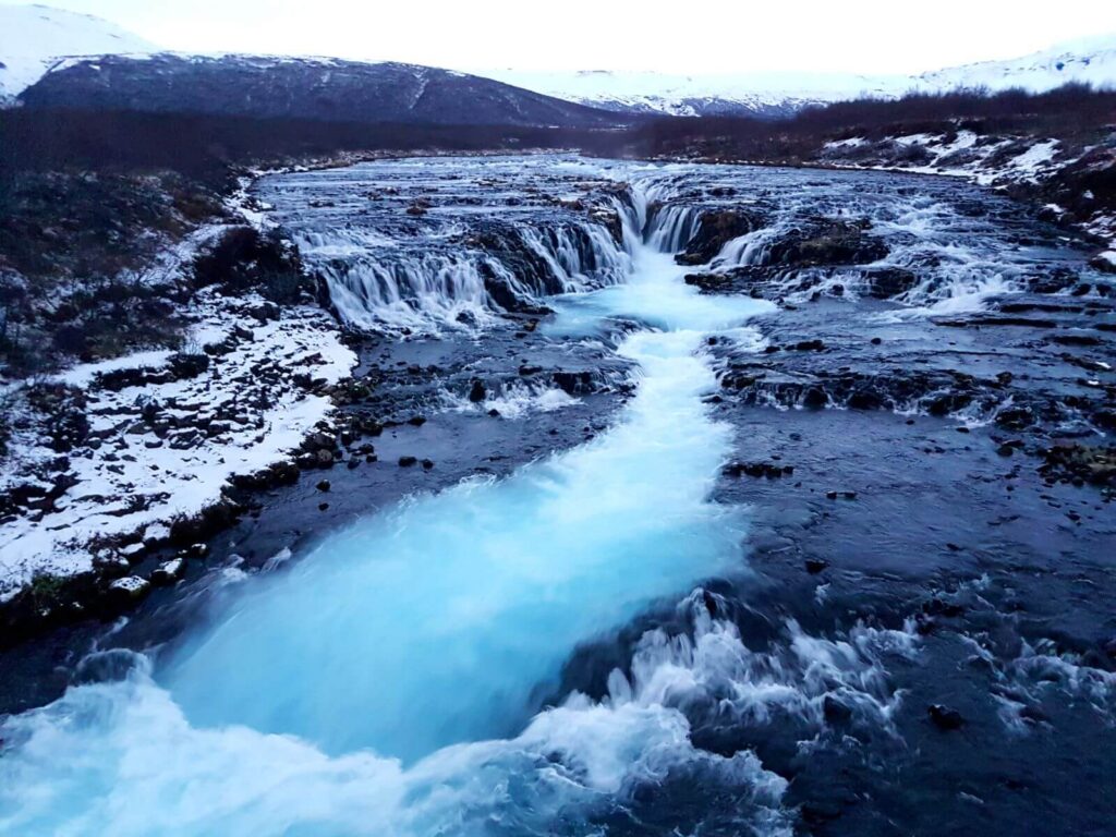 Brúarfoss, el agua azul imposible- Geysir y Gullfoss - Día 8, ruta por el Círculo Dorado en Islandia (6)