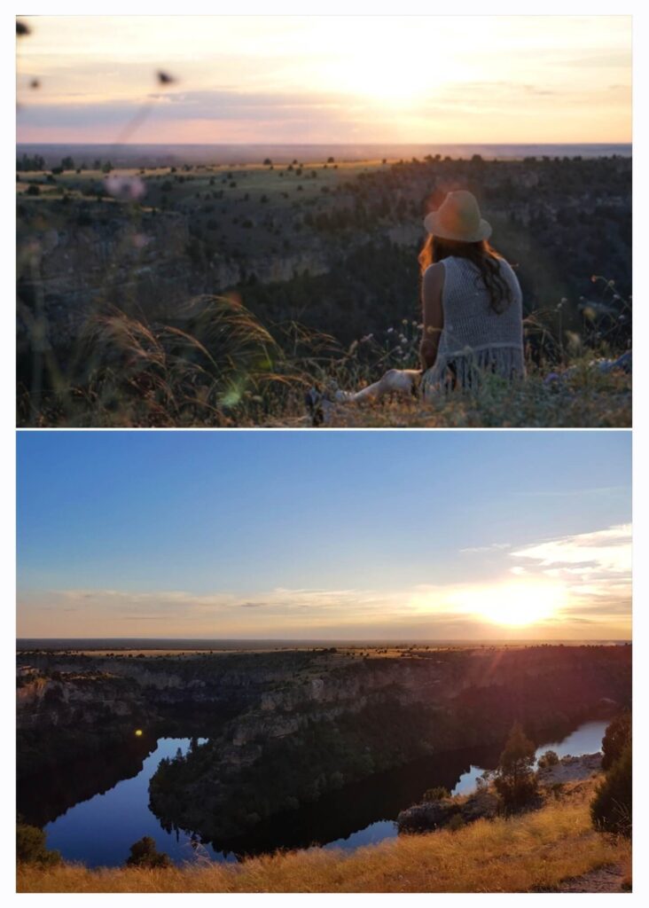 Atardecer en la ermita de San Frutos - Las Hoces del Duratón y sus pueblos en 3 días - Ruta por Segovia (2)