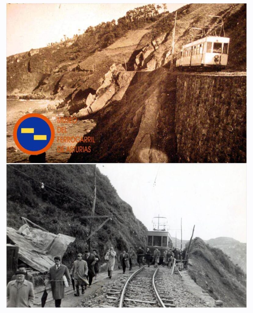 Historia del Ferrocarril el Carreño - Ruta costera de Aboño a Candás por la antigua vía de El Carreño (1)