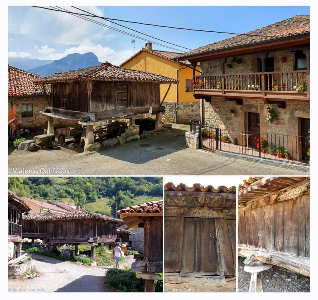 Conjunto de hórreos de Bermiego - uno de los pueblos más auténticos de Asturias