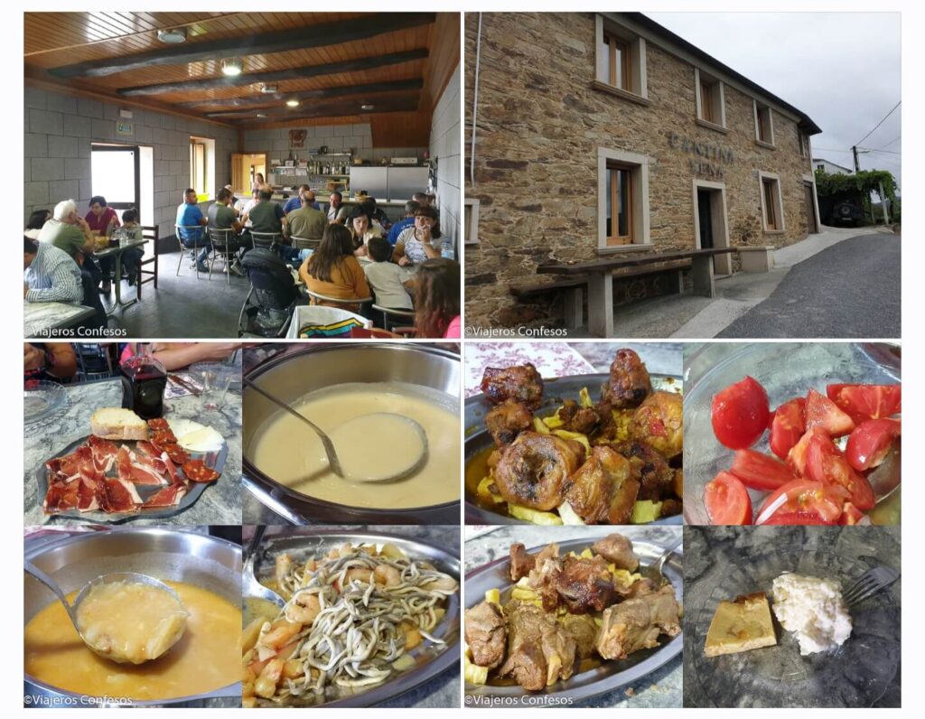 Comer en la Cantina Sena o Casa Marta - de Riodeporcos a Ibias
