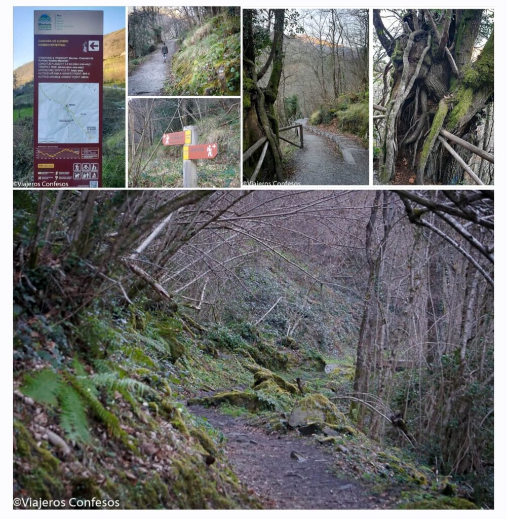 Inicio de la Ruta a la cascada de Xurbeo - Planes en Asturias (2)