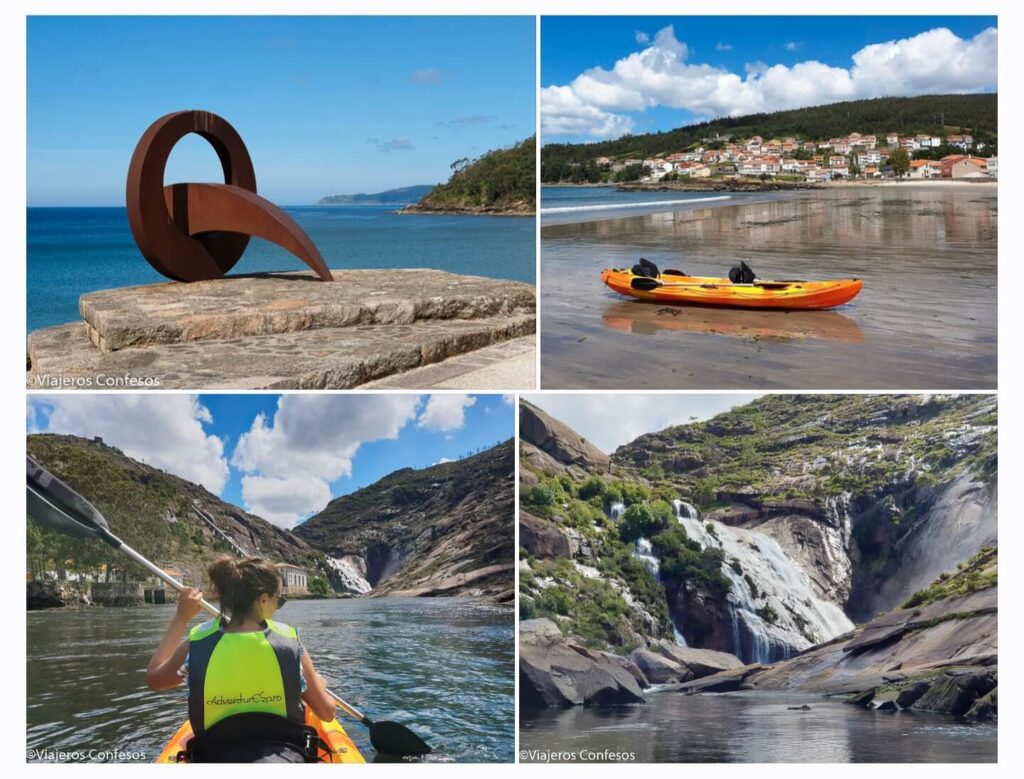 Cascada de Ézaro en Kayak - Qué ver en Fisterra - Ruta por la Ría de Corcubión (6)