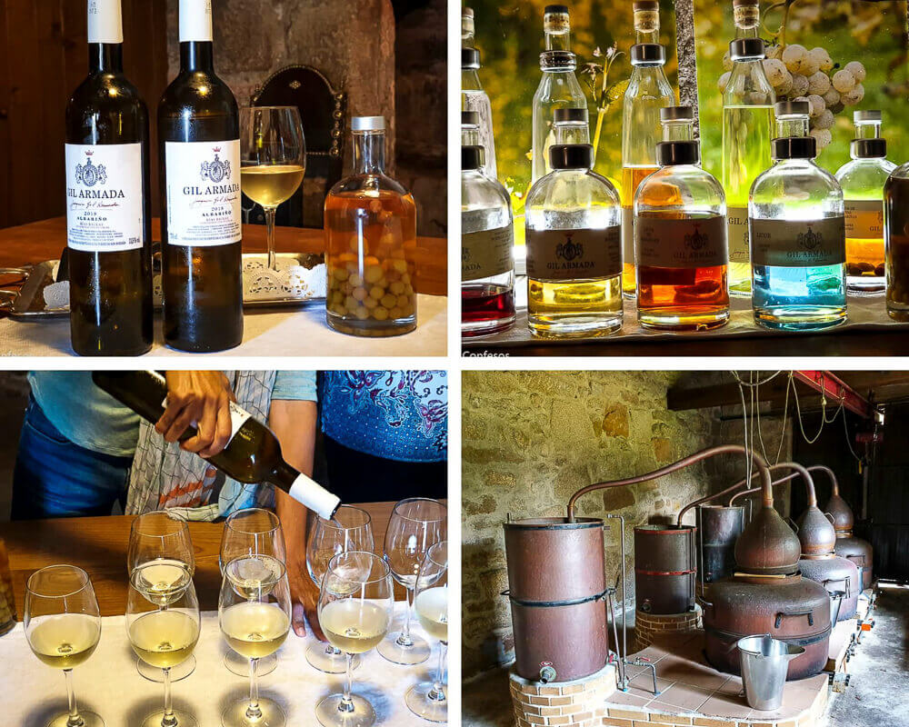 Cata de vino y licores en Galicia - El Pazo de Fefiñáns - Cuna del Albariño en Cambados (2)