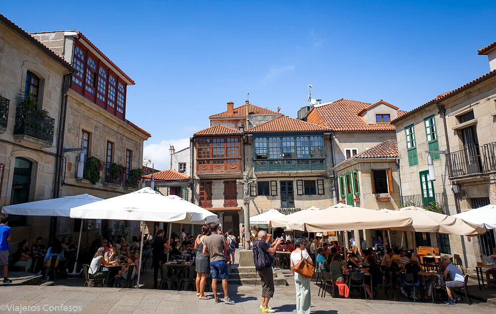 Plaza de la Leña, dónde comer en Pontevedra - Qué ver en Pontevedra en un día - Ruta por la Rías Baixas (2)