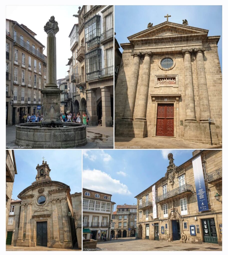 Praza do Toural y Plaza de Cervantes - Qué ver en Santiago de Compostela en un día - Ruta por Galicia (6)
