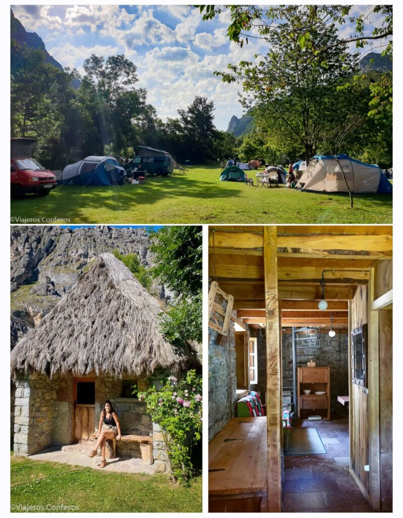 Dónde dormir en Somiedo - Duerme en teitos, cabañas típicas en camping (1)