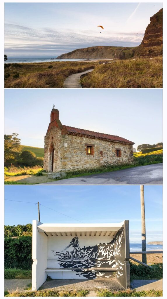 Playa de Xagó - Les Parades de Laviana de Gozón - Ruta de arte urbano en Asturias (2)