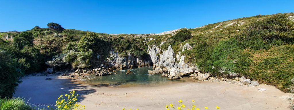 Playas sin mar de Asturias - Gulpiyuri y Cobijeru- Viajeros confesos