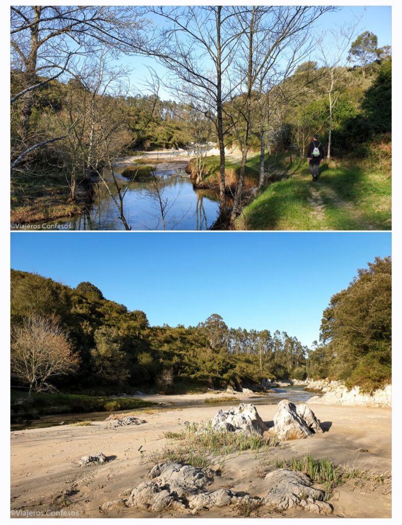El fiordo de La Xatera y la playa fluvial del Guadamía - Senda del Río Guadamía Ruta Samuel Cachero - Oriente de Asturias (4)
