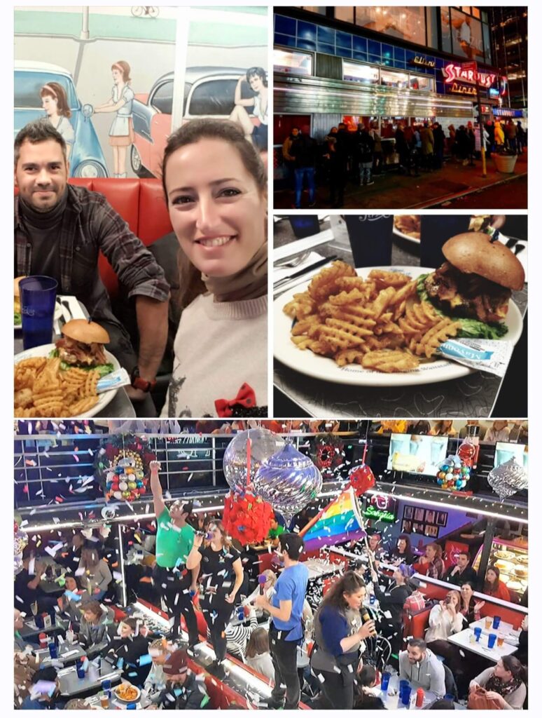 Cenamos -y cantamos- en el mítico Ellen’s Stardust - Últimos días en Nueva York Manhattan, Queens y Staten Island - Navidad en Nueva York (10)