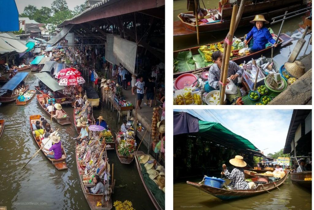 lugar imprescindible en Tailandia -Mercado Flotante Damnoen Saduak (2)