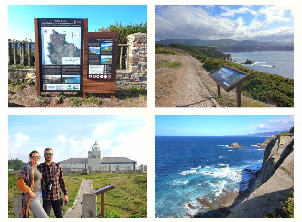 Ruta por los acantilados de Cabo Busto en Asturias