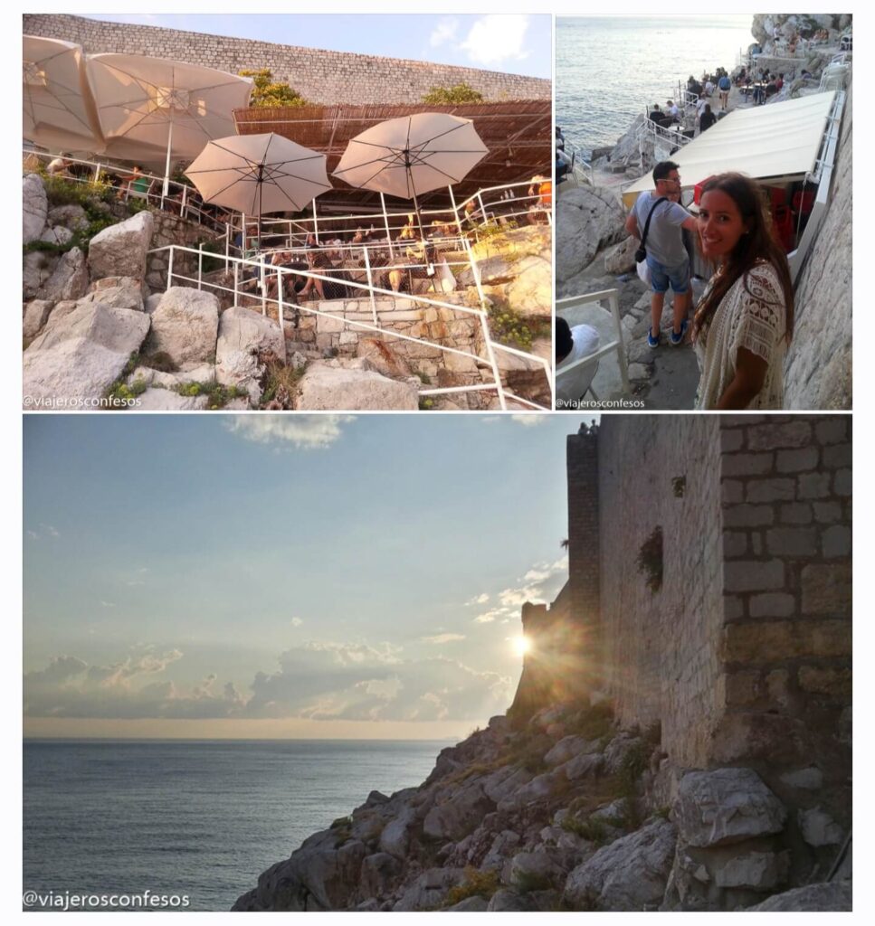 Ver el atardecer en los bares colgados de las murallas de Dubrovnik - Ruta por Croacia en 10 días (19)
